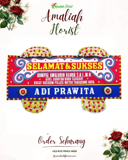 Papan Bunga Ucapan Selamat Karya Jitu Mukti